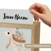 Zeeschildpad - Onderwaterwereld - Pastel Light Box met kabel (Kinderlampje) klein -USP_websiteprintNL