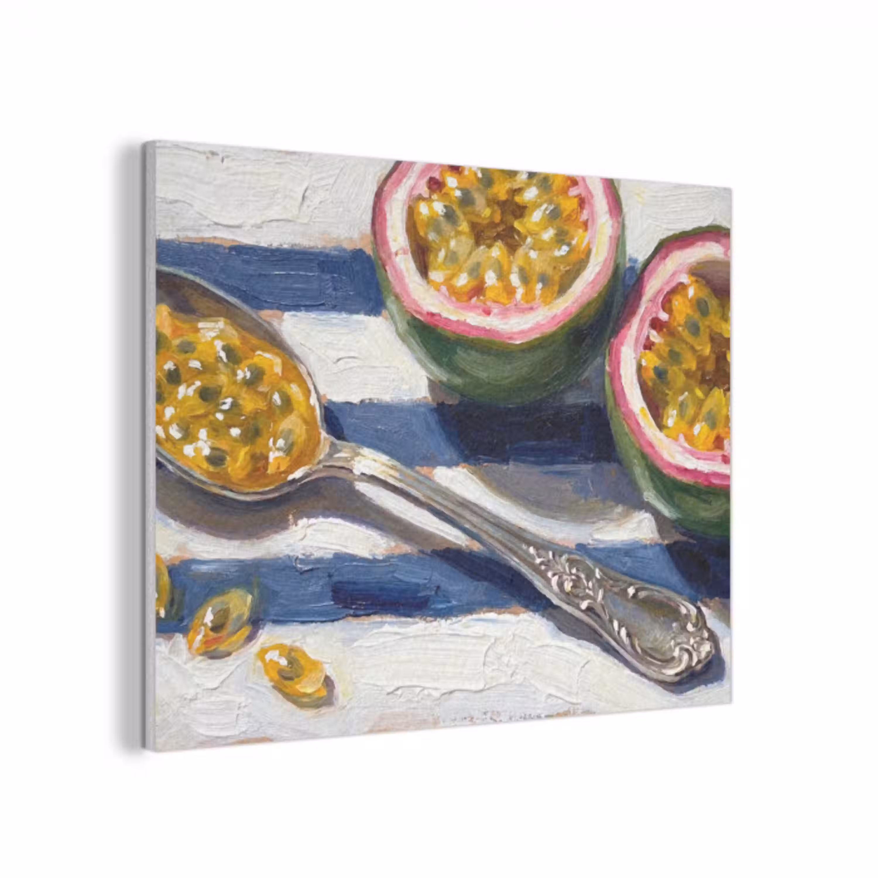 Eten - Passievrucht - Tropisch - Modern - Kleurrijk PET vilt klein -3d