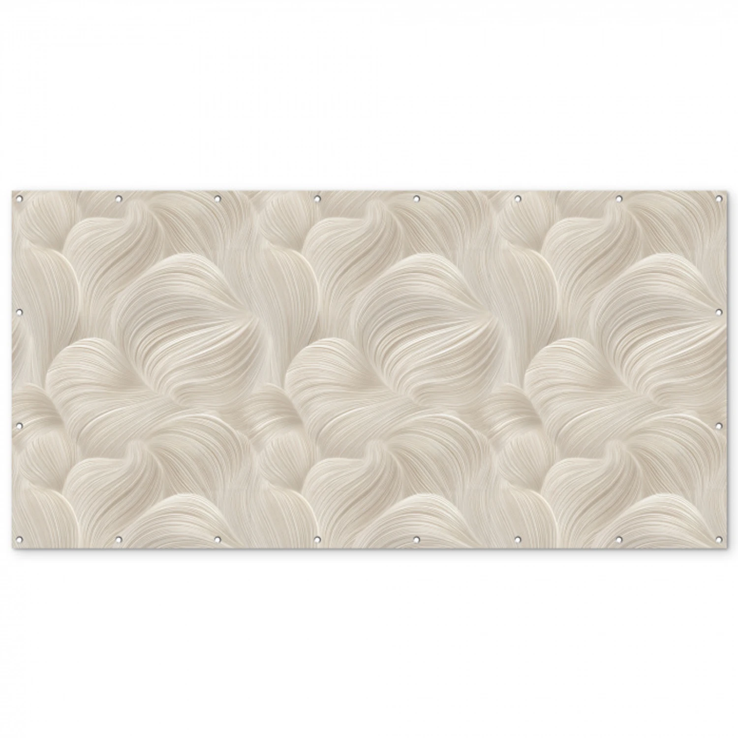 Lijnen - Waaier - Beige Balkonbeschermer Duitsland klein 596 -zz_3d