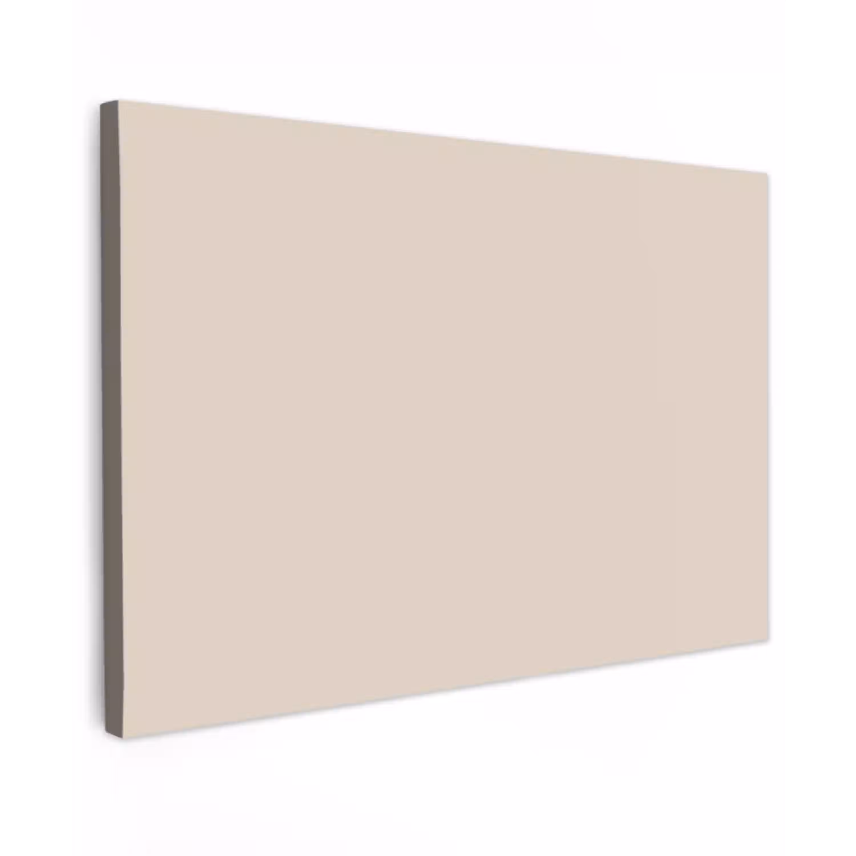 Raw - Linen - Nude Tuinposter op houten frame 2 cm dik klein 845 -3d