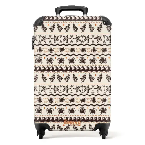 Strand en zee print NBS - Handbagage koffer - Kinderen Unisex middel -productfoto_recht
