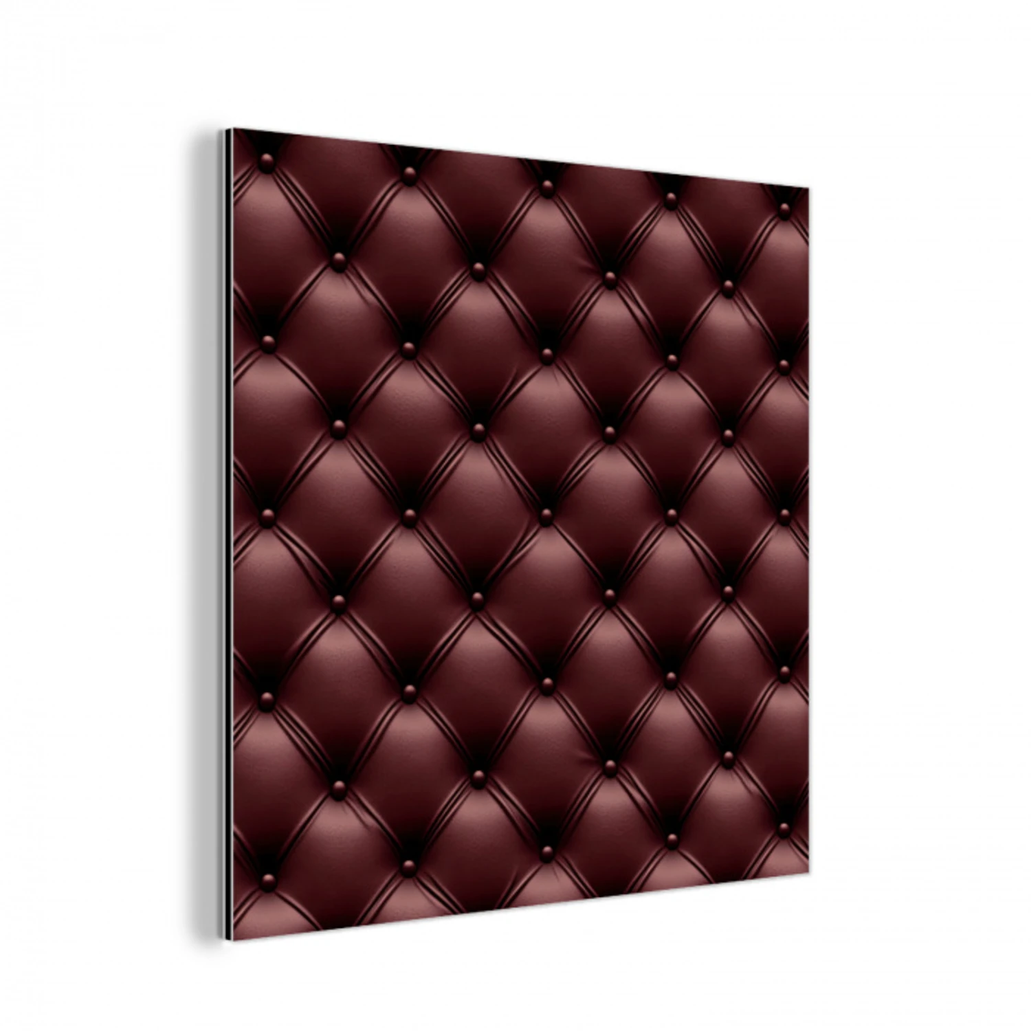 Leer - Patroon - Bordeaux aluminium wit klein 46 -3d