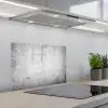 Beton - Grijs - Patroon - Vintage - Industrieel keuken achterwand spatscherm klein -3d_schuin