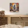 Graffiti - Jongen - Kleuren - Kunst - Street Art plexiglas 5mm klein -sfeer4