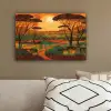 Landschap - Afrikaans - Zon canvas 2cm klein -sfeer3