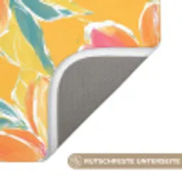 Textuur - Bloemen - Kleurrijk Badmat klein 997 -USP_AntislipDE