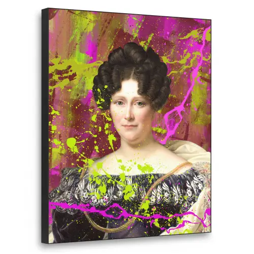 Johanna Henriette Engelen - Dubois Drahonet - Neon Textielframe zwart klein -3d