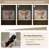 Expressief - Milkshake - Vrouw - Felle kleuren Light Box met batterij (Wandlamp) middel -USP_dimbaarNL