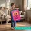 Roze ranger Kinderkoffer - Blauw klein -sfeer2_NL
