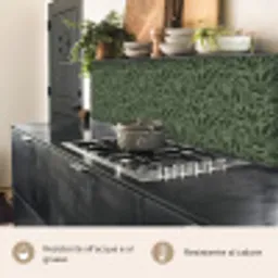 Bladeren - Organisch - Groen keuken achterwand 2 middel 871 -usp_IT
