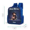 Betoverend meisje met ketel Kinderrugzak - Blauw middel -productfoto_formaten