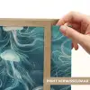 Kwallen - Zee - Wit - Golven Light Box met batterij (Wandlamp) middel -USP_websiteprintNL