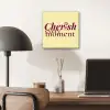 Cherish every moment - Cocktailglas - Geel aluminium wit klein -sfeer5