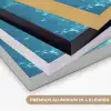Schildpad - Zee - Blauw - Schittering Textielframe zwart klein -USP_kleurenNL