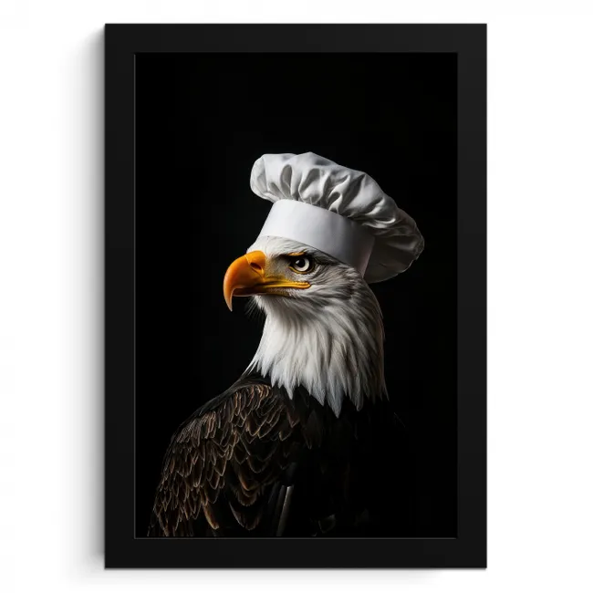 Arend -Amerika - Koksmuts - Vogel - Stoer KitchenYeah - Keuken - Fotolijst klein -3d