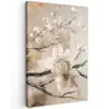 Bloemen - Natuur - Wit - Bloesem - Abstract canvas 2cm klein -z3d