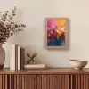 Fantasiebloemen - Verf - Speels Light Box met kabel (Tafellamp) klein -sfeer2