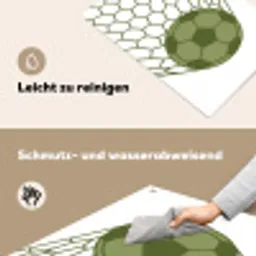 Voetbal - Goal - Sport - Groen Inductie beschemer met haakjes klein -ky-schoon-de