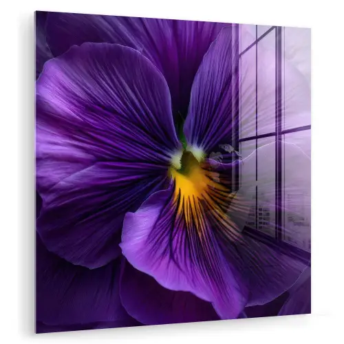 Paars - Viool - Diepte plexiglas 5mm klein -zzzproduct_nieuw