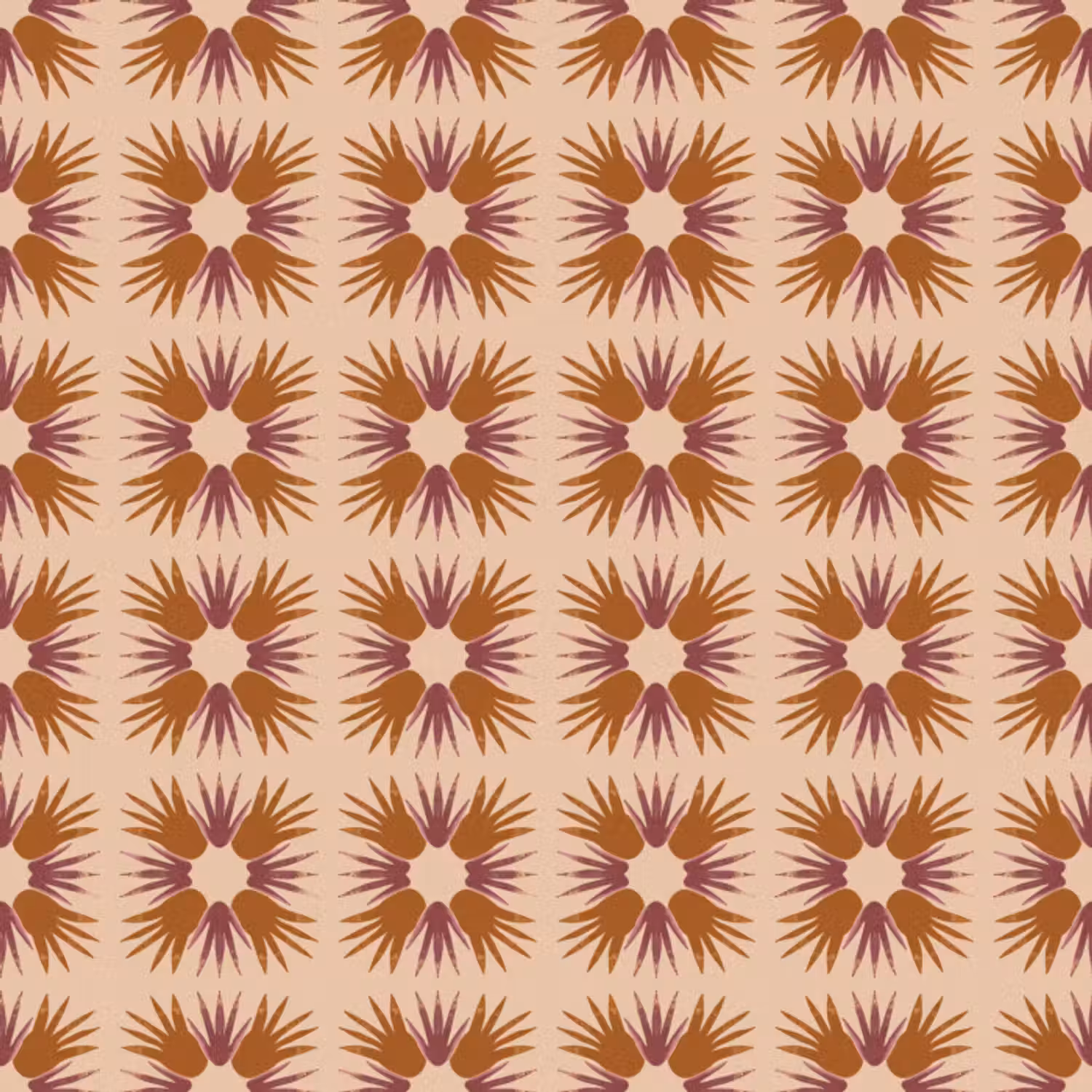 Behang - Ornament - Patroon - Oker