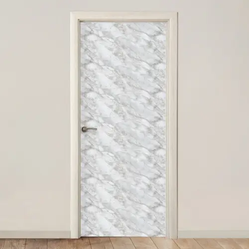 Grijs - Wit - Marmer deurposter klein 289 -3d_beige