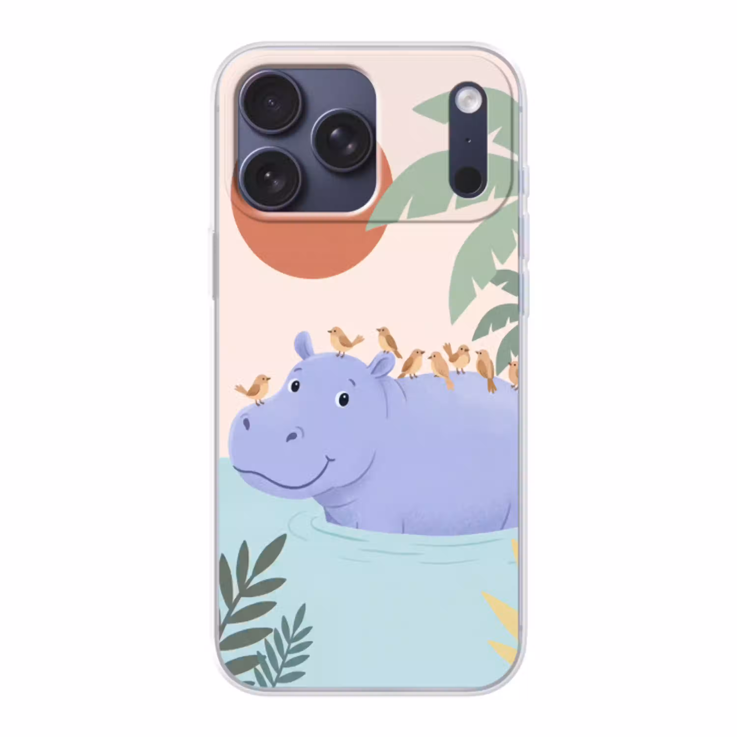 Dieren - Vogel - Water - Natuur - Illustratie Telefoonhoesje iPhone 17 Pro Max klein -3d