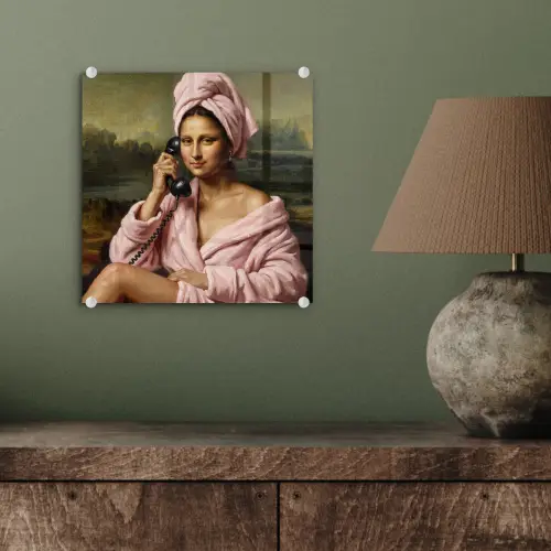 Mona - Klassiek - Roze plexiglas 5mm klein -sfeer3
