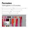 Kleurbanen - Verticaal - Kleurrijk Muismat XXL klein -sfeer5