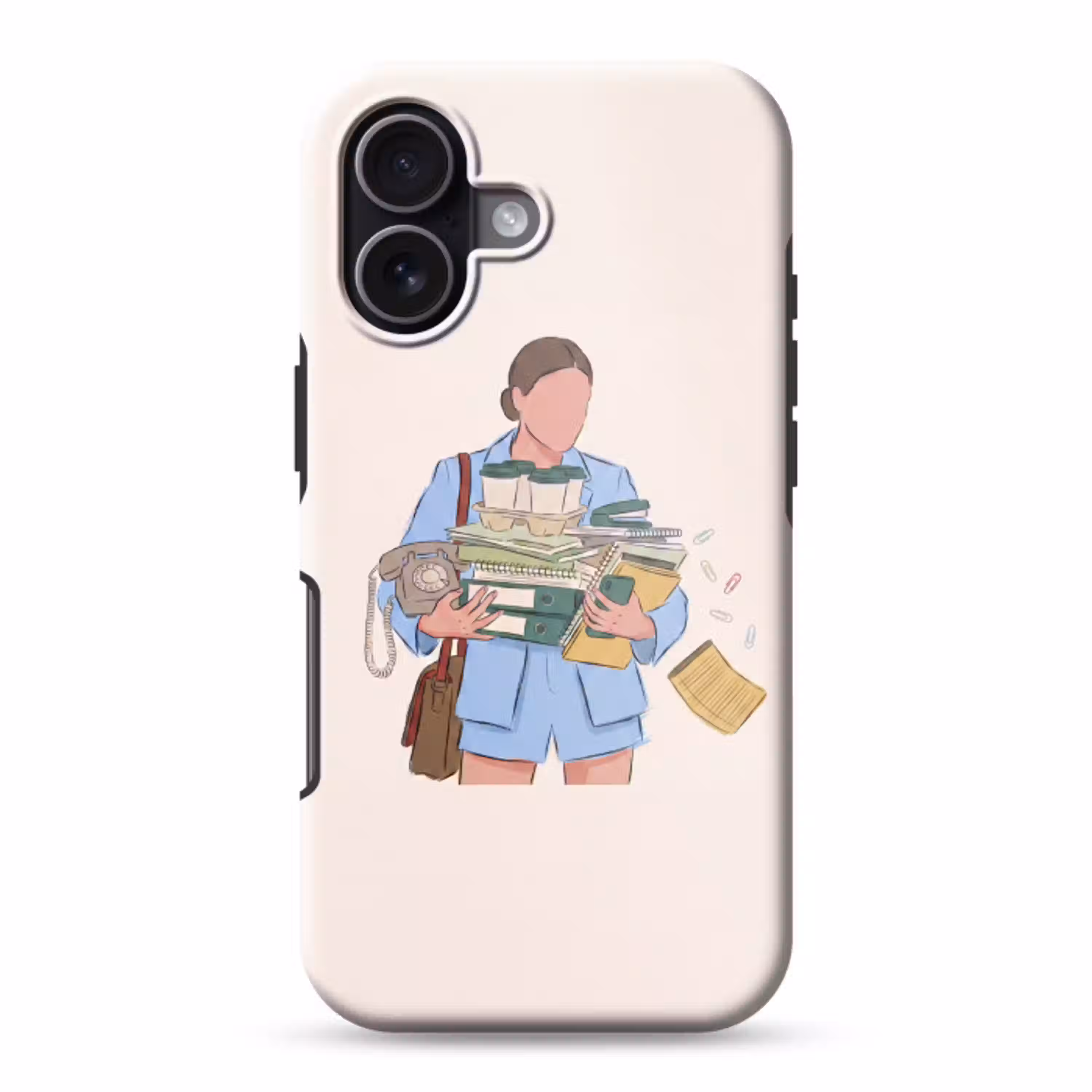 Mens - Kantoorartikelen - Werk - Modern Toughcase MagSafe Apple iPhone 17 klein -3d