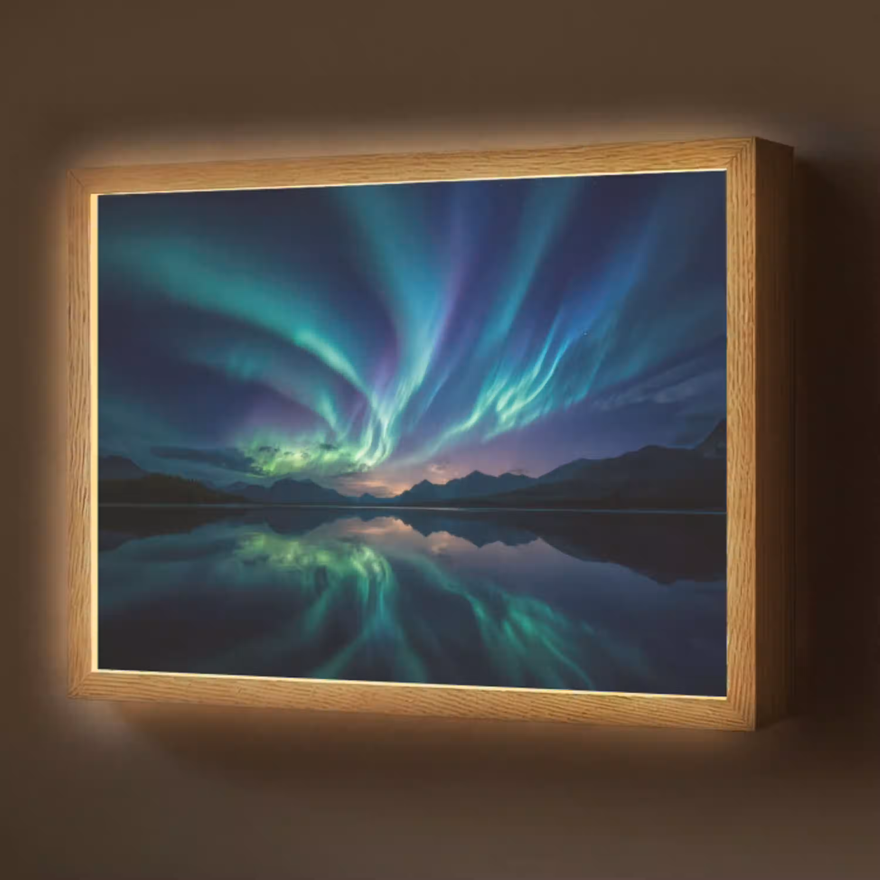 Noorderlicht - Kleurrijk - Bergmeer Light Box met batterij (Wandlamp) middel -z3d_website