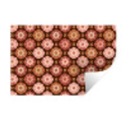 Geometrisch - Bloemen - Kleurrijk Muursticker klein 286 -3d