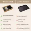 Leeuw - Gesplitst - Zwart - Lijn Dienblad Rechthoek middel -USP_VergelijkingNL