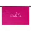 Toedeloe - Roze Wandkleed katoen klein -zz3d