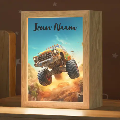 Monstertruck - Kind - Jongen - Auto Light Box met kabel (Kinderlampje) klein -zzz_3d_website