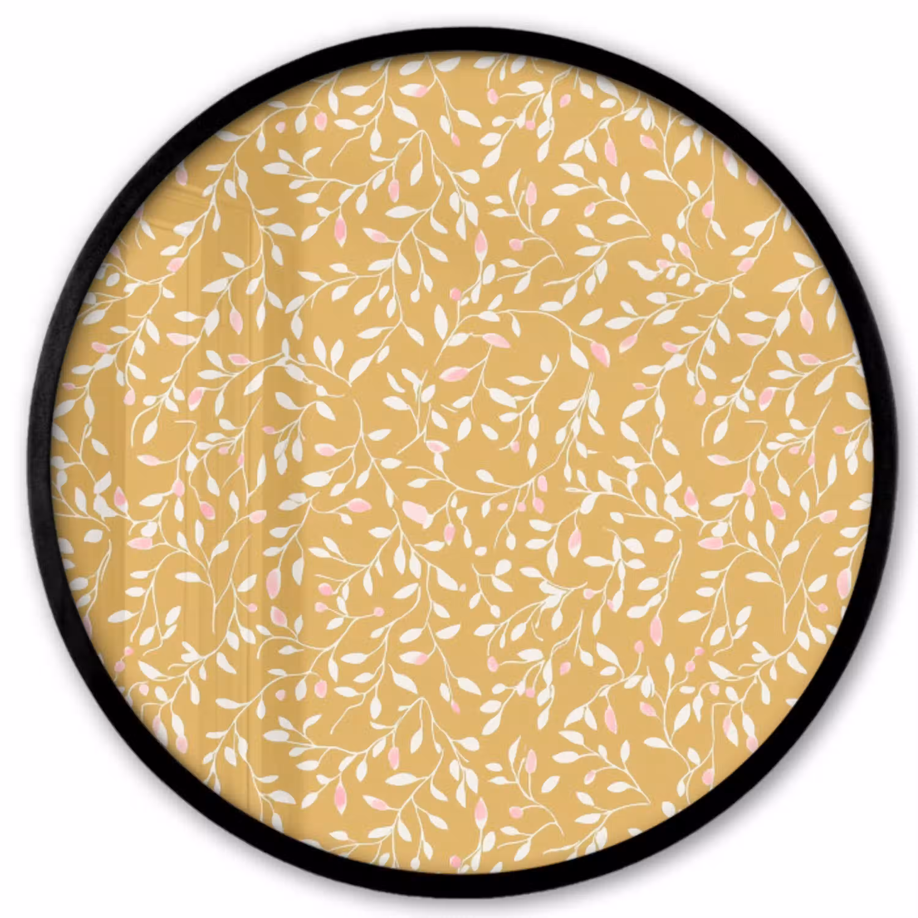 Takjes - Patroon - Oker Fotolijst rond zonder passe partout klein 856 -3d