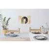 Boog -  Strepen - Minimalistisch - Zwart Muursticker klein -eettafel