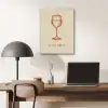 Wijn - Zomer - Quote - Oranje PET vilt klein -sfeer5