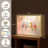 Vogels - Kleurrijk - Tak Light Box met batterij (Wandlamp) middel -USP_websiteoverzichtNL