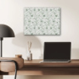 Bloemen - Getekend - Groen PET vilt klein 837 -sfeer5