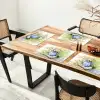 Vaas - Delftsblauw - Madeliefjes Placemat vinyl groot -zzsfeer4_Kitchenyeah-website