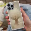 Dromerig - Beige - Paardenbloemzaadjes Hoesje iPhone 16 Pro Max met koord klein -sfeer3