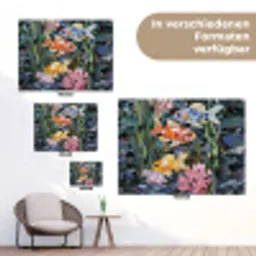 Vissen - Koraal - Zee - Mozaïek tuinposter los doek klein -Xsfeer9_DE