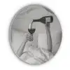 Lakens - Armen - Wijn - Glas Akoestische PET Vilt - Rond klein -3d