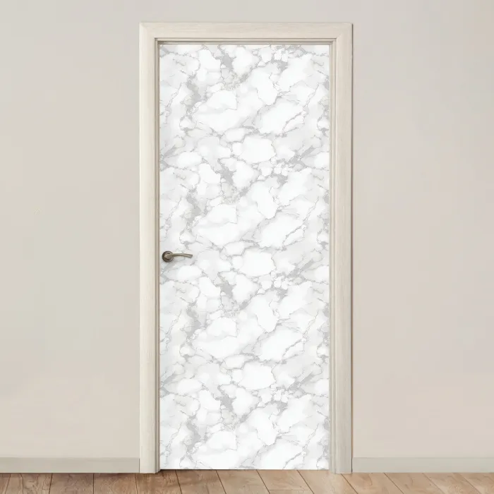 Wit - Marmer - Grijs deurposter klein 289 -3d_beige