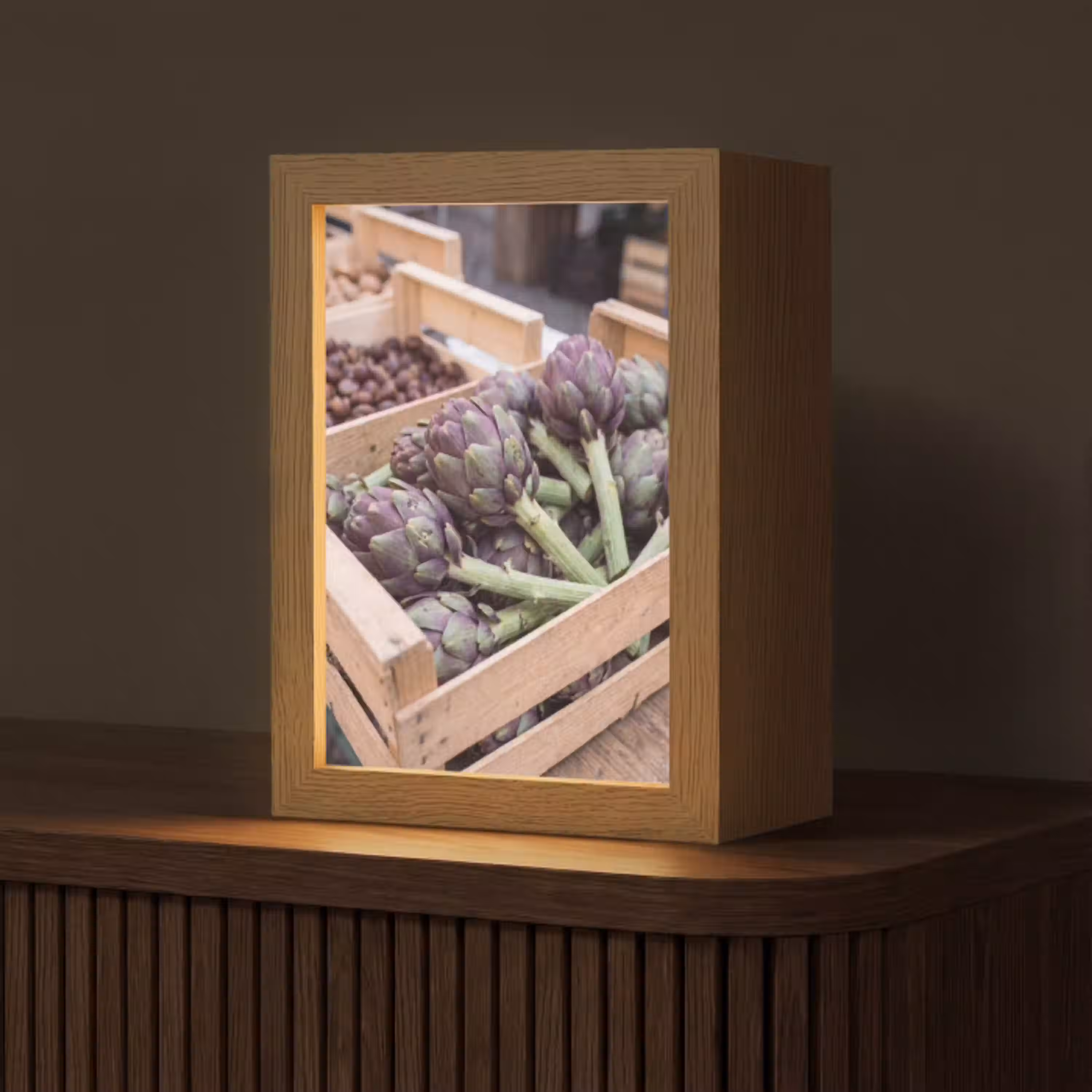 Groenten - Markt - Vers Light Box met kabel (Tafellamp) klein -z3d_website