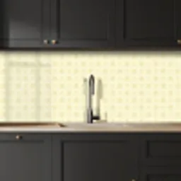 Patroon - Subtiel - Geel keuken achterwand 2 middel 871 -sfeer1