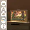 Wijngaard - Druiven - Zonsondergang Light Box met kabel (Tafellamp) klein -USP_websiteoverzichtNL