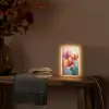 Tulpen - Lichtreflecties - Kleurverloop Light Box met kabel (Tafellamp) klein -sfeer4