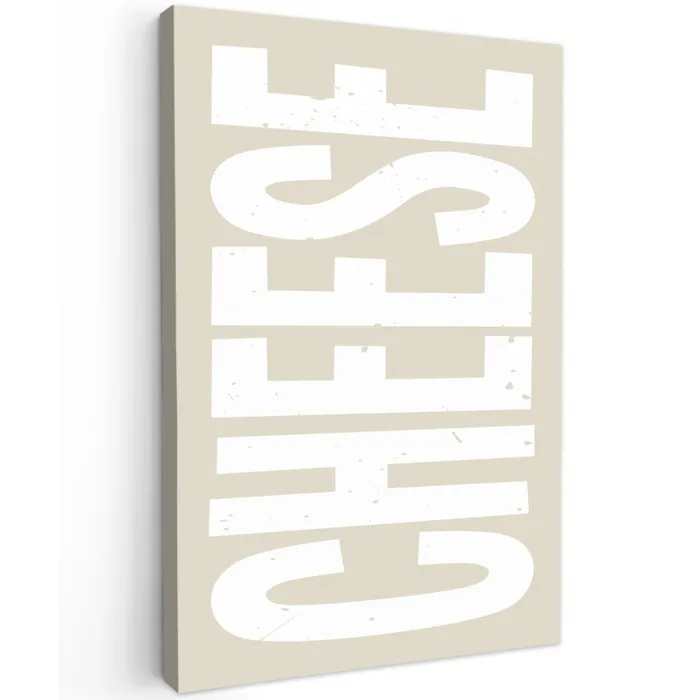 Food - Japandi - Cheese - Decoratie canvas 2cm klein -z3d