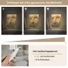 Bloemen - Geel - Wazig Light Box met kabel (Tafellamp) klein -USP_dimbaarNL